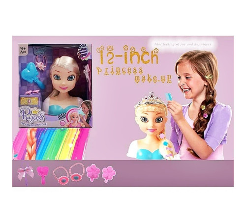 Кукла - голова типа "Барби" "Frozen" (2615-)