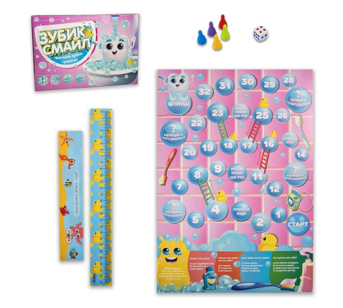 Настольная игра "Зубик Смайлик" "ЯУ" (30398)