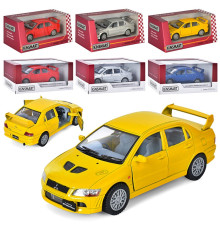 Машина метал. Mitsubishi Lancer EVO (KT5052W)