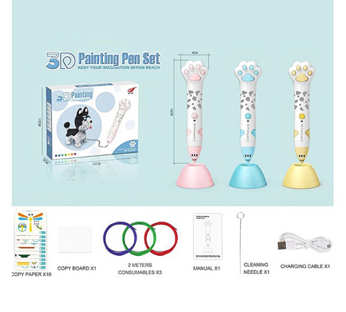Набор для творчества 3D Ручка (XJ01-2)