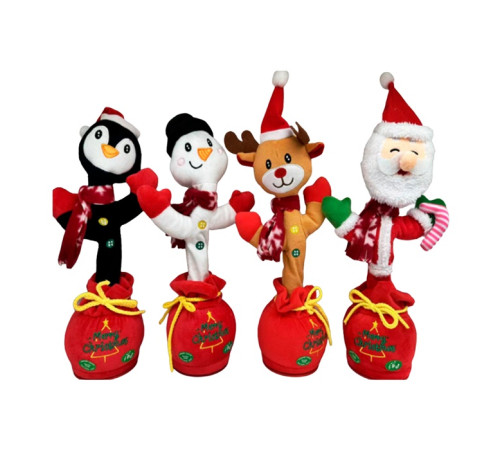 🧸 Музыкальный Кактус "Новогодний Merry Christmas" (C0100140-NY5)⭐