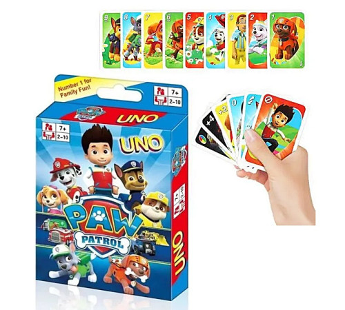 Настольная игра "UNO/ Уно" Щенячий Патруль "ЯУ" (017-)