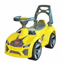 Каталка / толокар Розовый "ЯУ" (021-YELLOW)