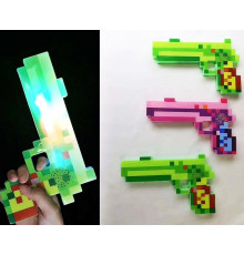 Пистолет муз "Minecraft" (0223-1)