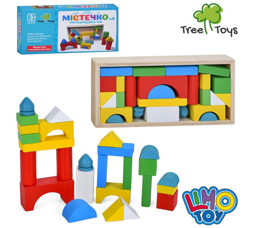 🧸 Деревянная игрушка Конструктор Городок (MD0770)⭐