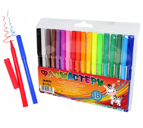 Набор для творчества Фломастеры 18 (064070/ AC09-18)