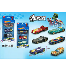 Набор машинок метал. "Супергерои" (1210C-3)