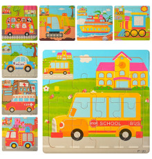 Деревянная игрушка Пазлы (MD1222)