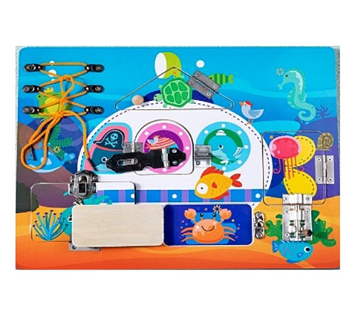 Деревянная игрушка Развивающий Центр/ Бизиборд (WD15402)