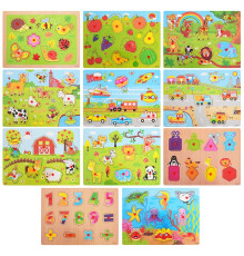 Деревянная игрушка Рамка-вкладыш (MD1564)