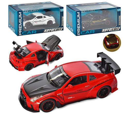 Машина метал. Nissan GTR (AP-1740)