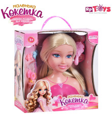 Кукла - голова типа "Барби" "Кокетка" (B229-Q)