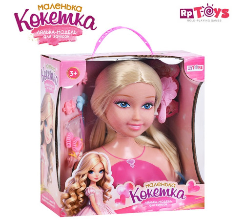 Кукла - голова типа "Барби" "Кокетка" (B229-Q)