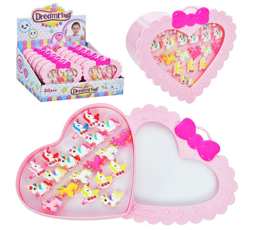 Набор колец "Сердце" (2363-130B-1)