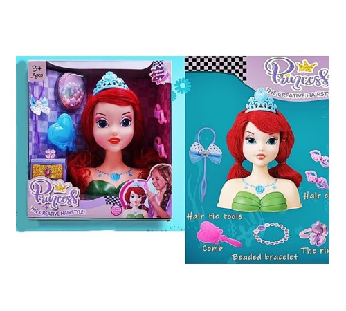 Кукла - голова типа "Барби" "Sofia" (2801-1)