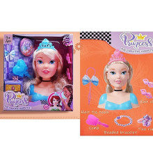 Кукла - голова типа "Барби" "Frozen" (2801-2)