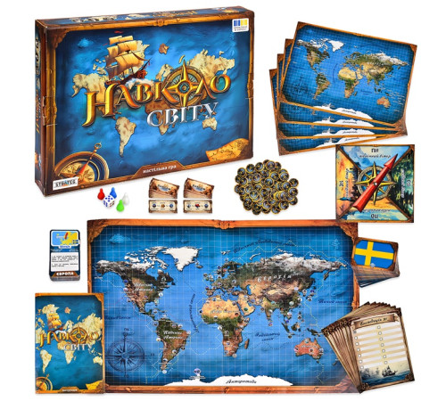 Настольная игра "Навколо світу" "ЯУ" (30110)