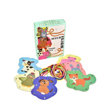 Настольная игра "Весёлые шнурочки животные" "ЯУ" (30522)