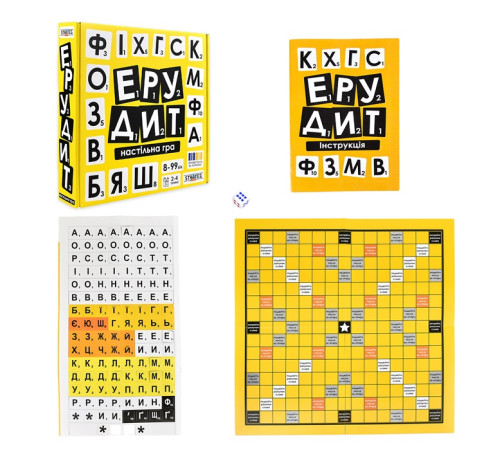 Настольная игра "Эрудит" "ЯУ" (30619)