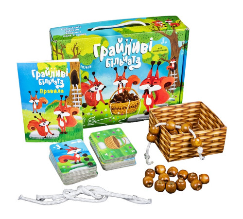 Настольная игра "Игривые бельчата" "ЯУ" (30852)