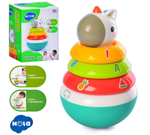 Музыкальная Неваляшка "Единорог" (3136)