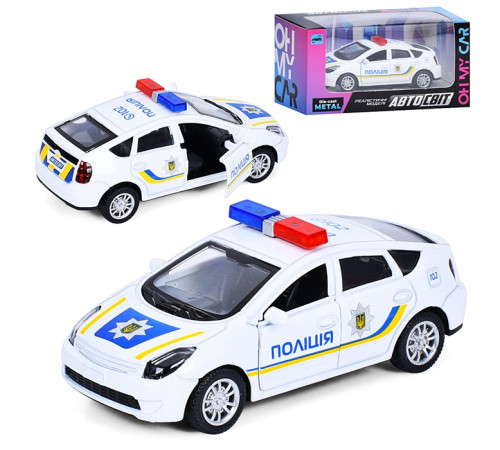 Машина метал. Toyota Prius Police (AS-3151)