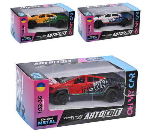 Машина метал. Tesla Cybertruck (AS-3207)