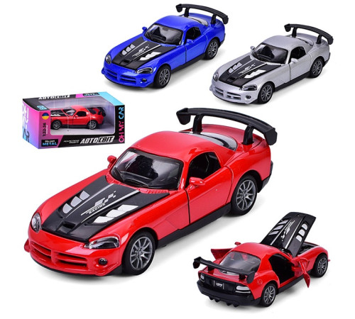 Машина метал. Dodge Viper SRT (AS-3229)