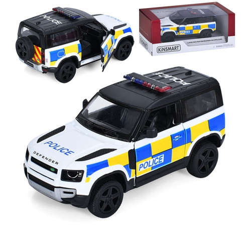Машина метал. Land Rover Defender Police (KT5428WP)