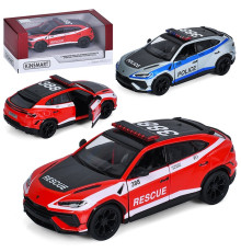 Машина метал. Lamborghini Urus Police (KT5447WPR)