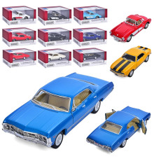 Машина метал. Chevrolet Camaro/ Corvette/ Impala (KT5458W)