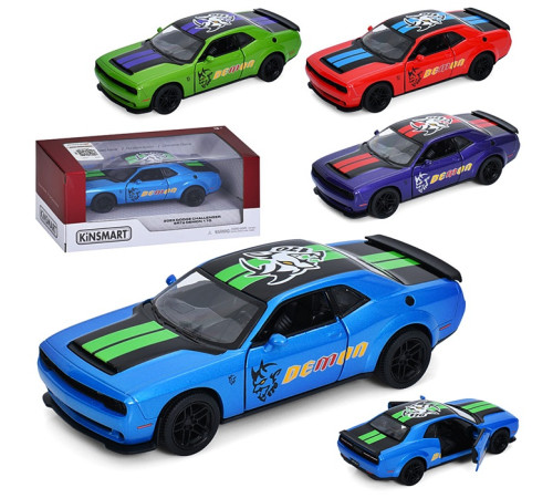 Машина метал. Dodge Challenger SRT Demon (KT5461WF)