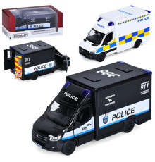 Машина метал. MB Sprinter Police (KT5479W)