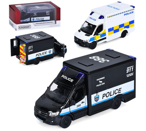 Машина метал. MB Sprinter Police (KT5479W)
