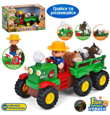 Музыкальный развивающий Трактор (M6303)