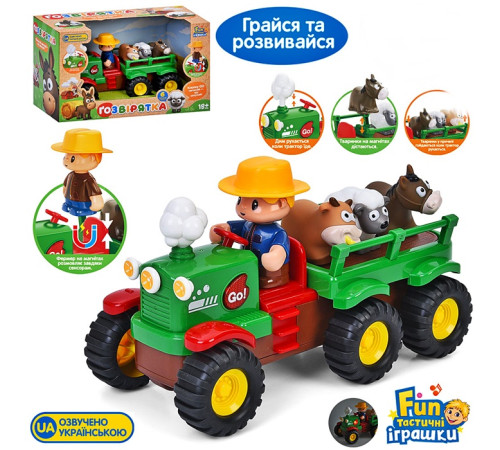 Музыкальный развивающий Трактор (M6303)
