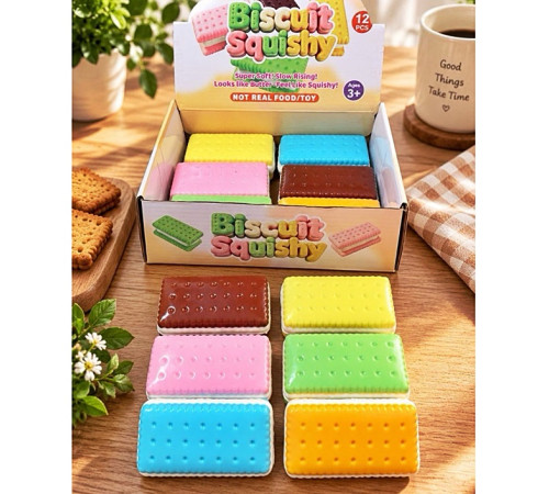 🧸 Игра Антистресс Сквиш "Бисквит" (CH-7101)⭐