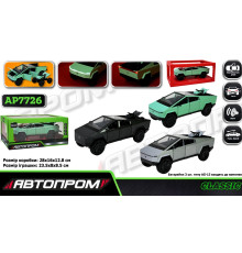 Машина метал. Tesla Cybertruck + ATV (AP7726)