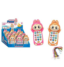 Музыкальный развивающий телефон "Лабубу" (868-7)