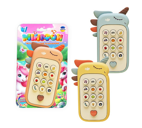 Музыкальный развивающий телефон "Единорог" (90313)