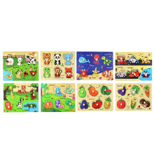 Деревянная игрушка Рамка-вкладыш (C9419)