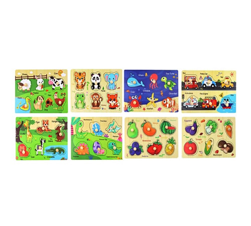 Деревянная игрушка Рамка-вкладыш (C9419)