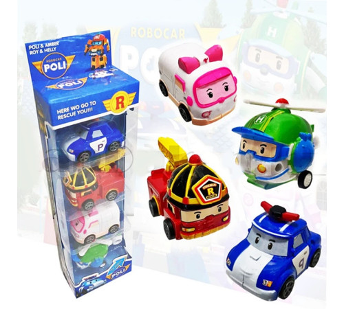 Набор машинок "Робокар Поли" (9B)