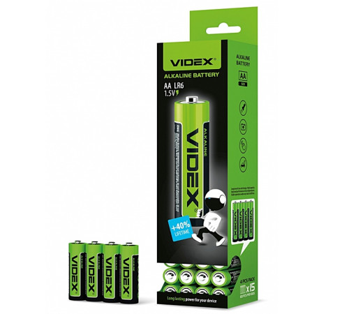 Батарейки Videx пальчиковые (007005)