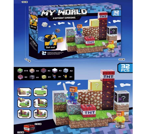 🧸 Конструктор "Minecraft" (SX-32/ 572)⭐