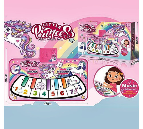 Музыкальный развивающий коврик "Единорог" (TW15)