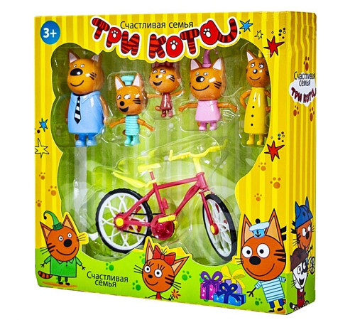Игровой набор "Три Кота и Кошечка" (N73)